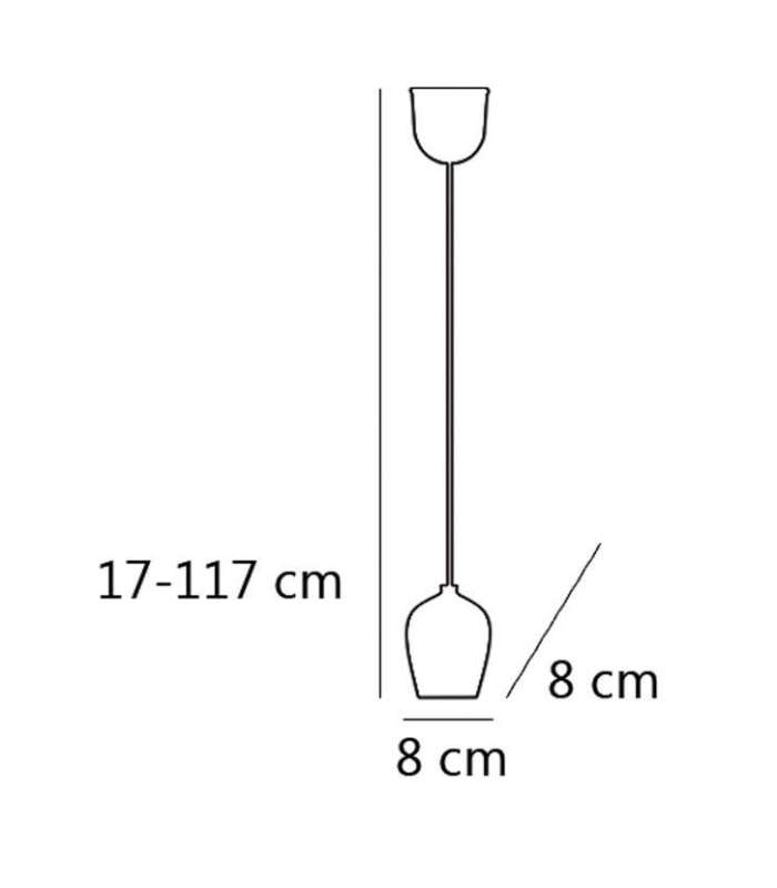 PENDEL BELLOTA MADERA 1 X 60W E-27