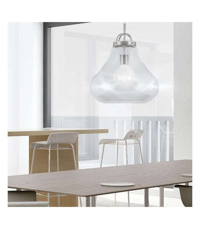 Lampe pendante modèle Jairo-35 finition nickel satiné 43