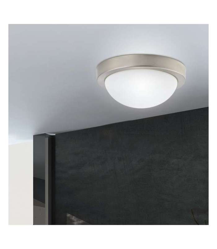 Gavia ceiling lamp satin nickel finish 11 cm(height)26