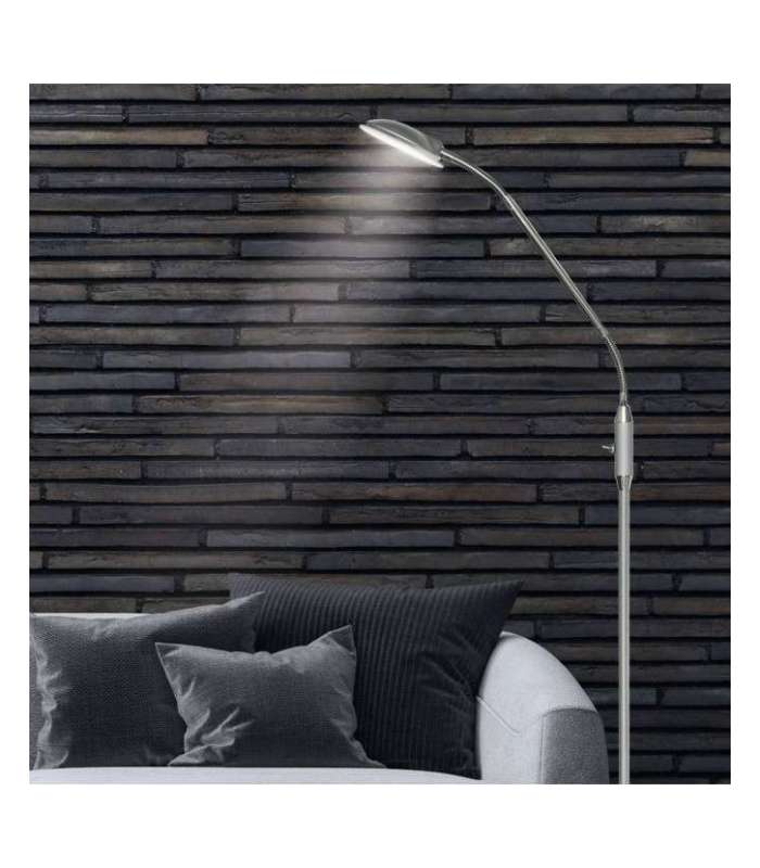 Denis lampadaire led modèle argenté 165 cm(hauteur) 23