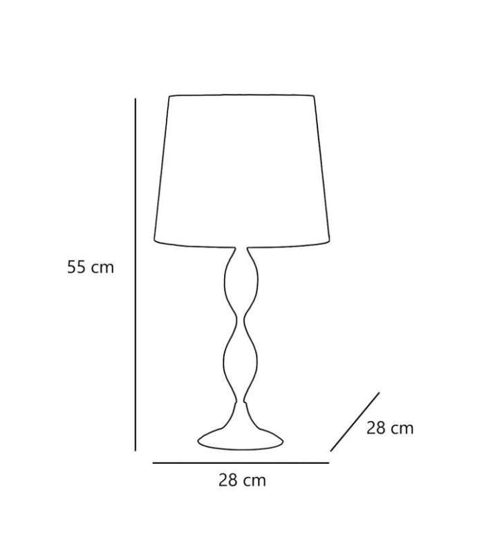 Pack de 2 sobremesas modelo Ralf acabado cuero 55 cm(alto)28