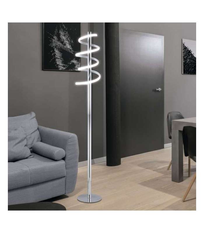 Moeb led floor lamp chrome finish 141 cm(height) 22 cm(width)