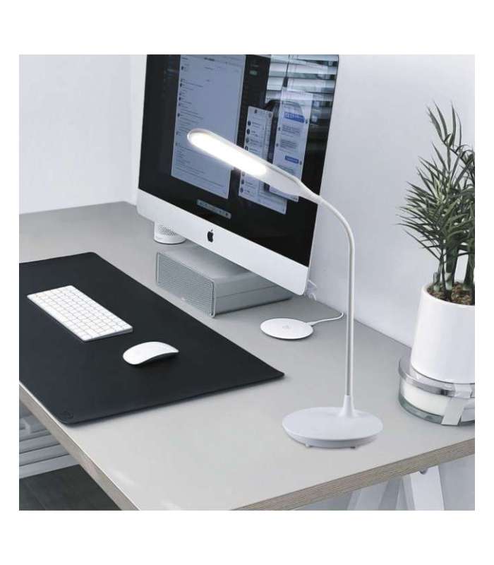 Lampe à led Lotus blanche 50 cm(hauteur)35 cm(largeur)17