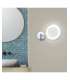 Wall light with mirror model Peter chrome finish 23 cm (height)