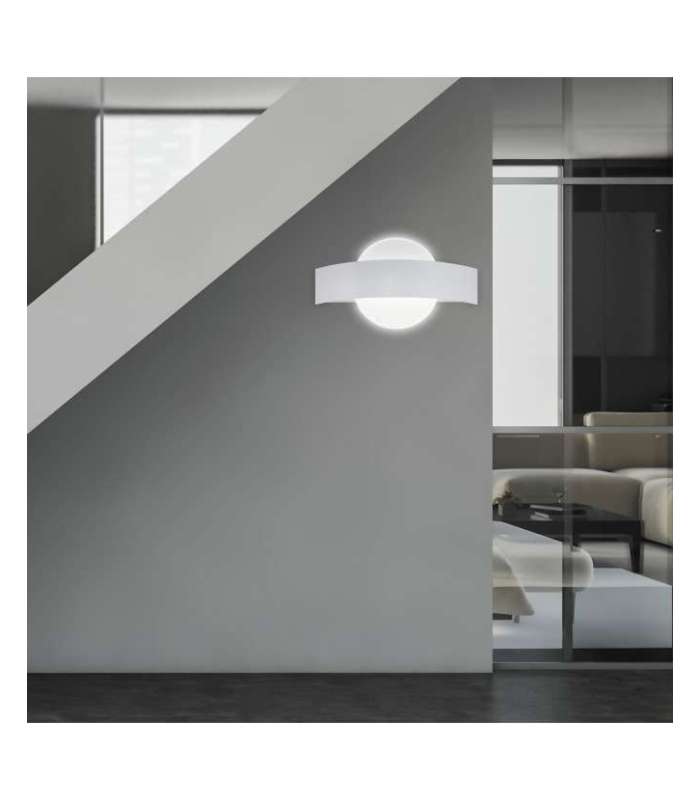 LUNAR WALL LAMP WHITE LED 10W 950LM 4000K