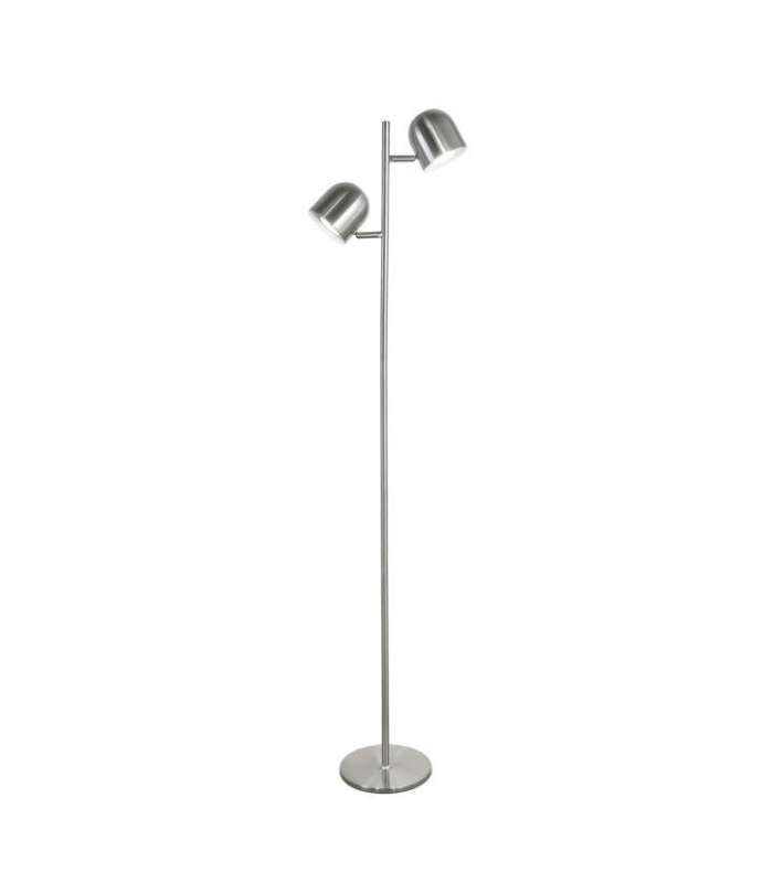 Lampadaire modèle Baptiste finition nickel satiné