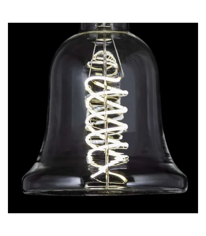Ampoule LED Bell 8W finition transparente 17 cm(hauteur)15