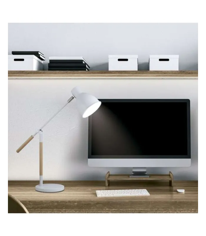 Flexo modelo Ristori acabado blanco 61 cm(alto)17 cm(ancho)51