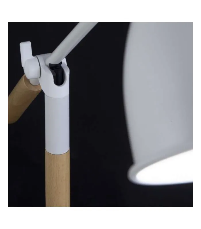 Flexo modelo Ristori acabado blanco 61 cm(alto)17 cm(ancho)51