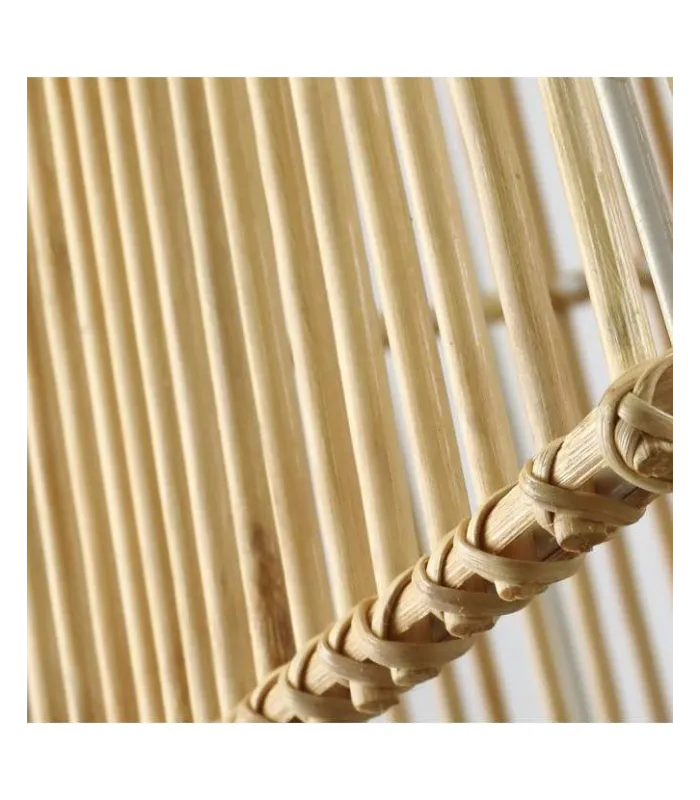 COLGANTE CABANAS MIMBRE 1 X 60W E-27