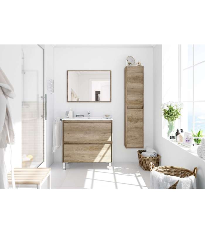 Suspended bath column 2 doors nordik