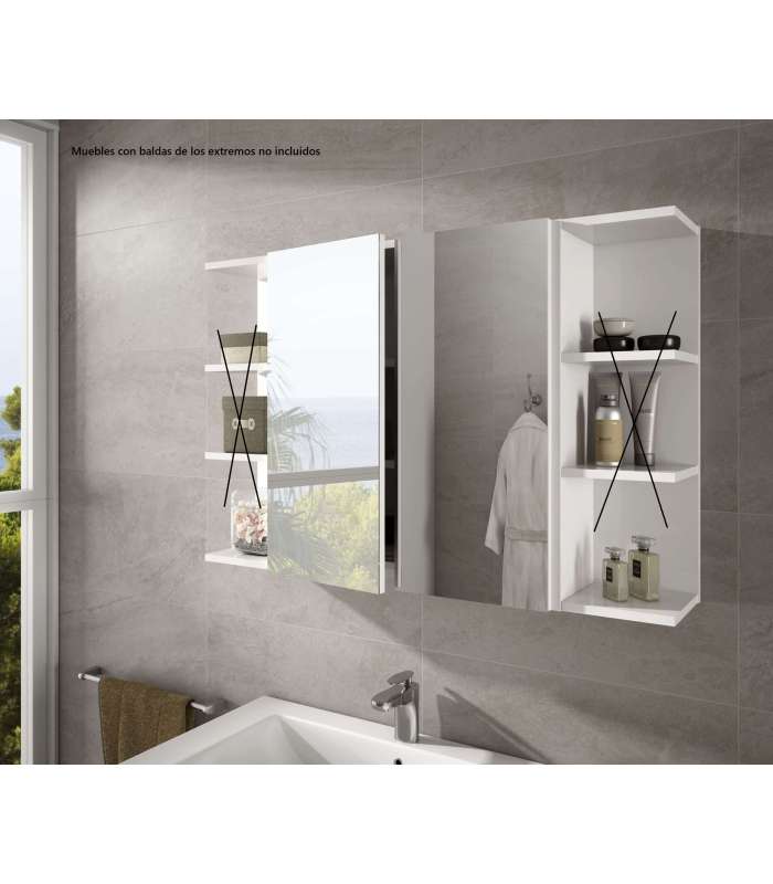 FRS Armarios-estanterias baño Mueble camerino Sulf de 2 puertas