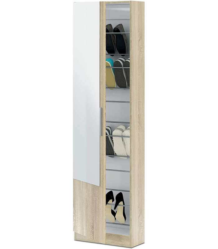 Zapatero wardrobe with mirror Gusto in various colors