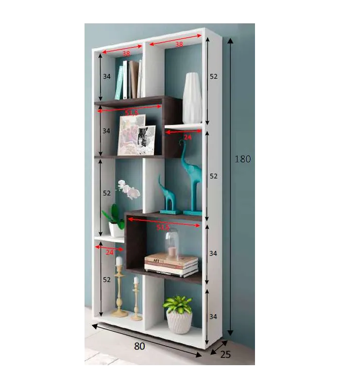 Estantería Doria: versatilidad y calidad para tu espacio