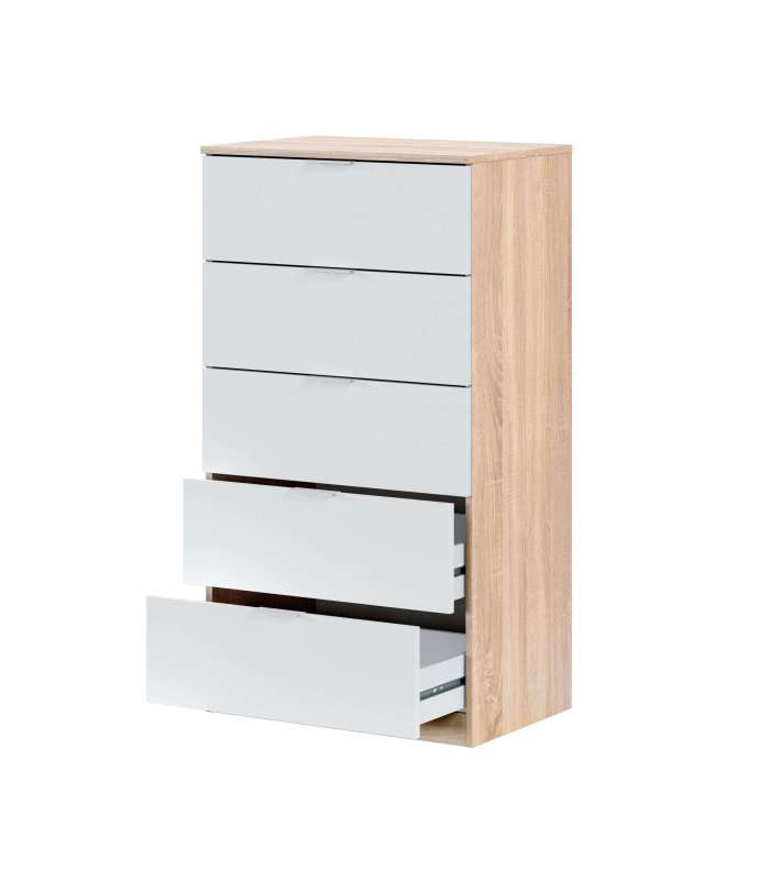 copy of Sinfonier 5 drawers Model Maya Finish in white artic.