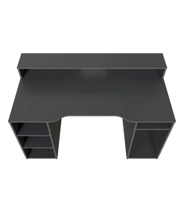 Gamer gray anthracite computer table 88 cm (height) x 136 cm