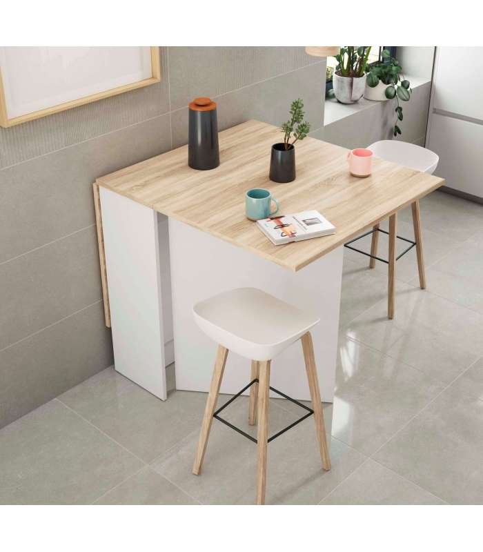 Kitchen table with folding wings Cosmos 31cm - 140cm