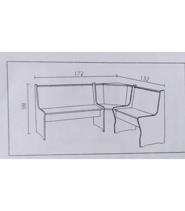 copy of Comoda 3+2 drawers Altea solid pine wood honey color.