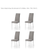 IMPT-HOME-DESIGN Sillas de salon Pack 4 sillas Loja en madera