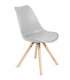 Pack 4 sillas Ralf. A elegir en color blanco o gris. 53 cm(ancho) 83 cm(altura) 40.5 cm(fondo)