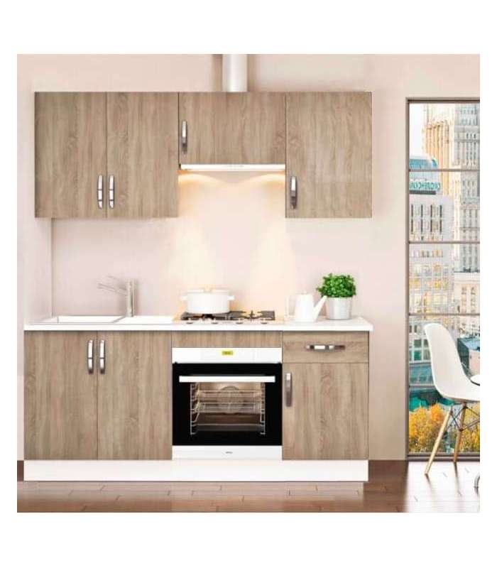 Full kitchen 180 cm oak kit-KIT