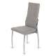 Lot de 6 chaises capitonnées Segovia en couleur pierre 98 cm