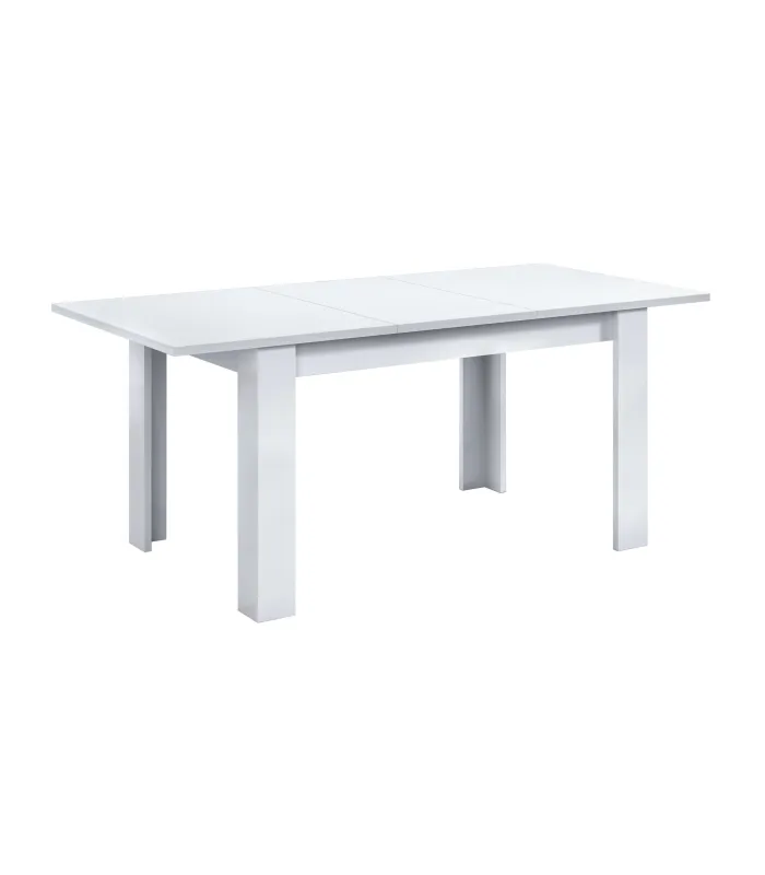 Mesa comedor extensible Paris blanca 140-190 cm