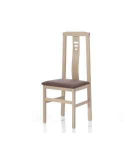 Pacote de 4 cadeiras Lugros de cor cambriana em madeira de