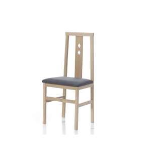 copy of Pacote de 4 cadeiras Lugros em madeira de faia branca.
