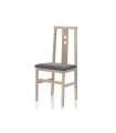 copy of Pacote de 4 cadeiras Lugros em madeira de faia branca. 101 cm(altura), 41,2 cm(largura), 38,6 cm(profundidade)