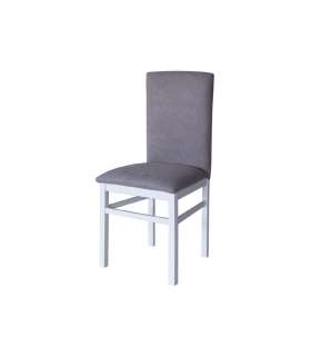Pack 4 sillas Nivar tapizadas en tela gris. 95cm (alto)