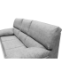 HM-ACTUALLY Sofas Sofá tres plazas Irene tapizado gris 200 cm
