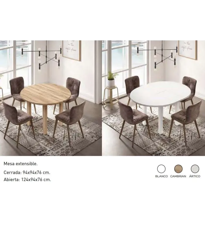 Mesa extensible Orgina - Estilo y funcionalidad