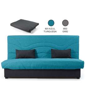 Sofá cama Mondujar en varios colores. 190 CM (ANCHO) x 90 CM (Fondo) x 90 CM (ALTO)