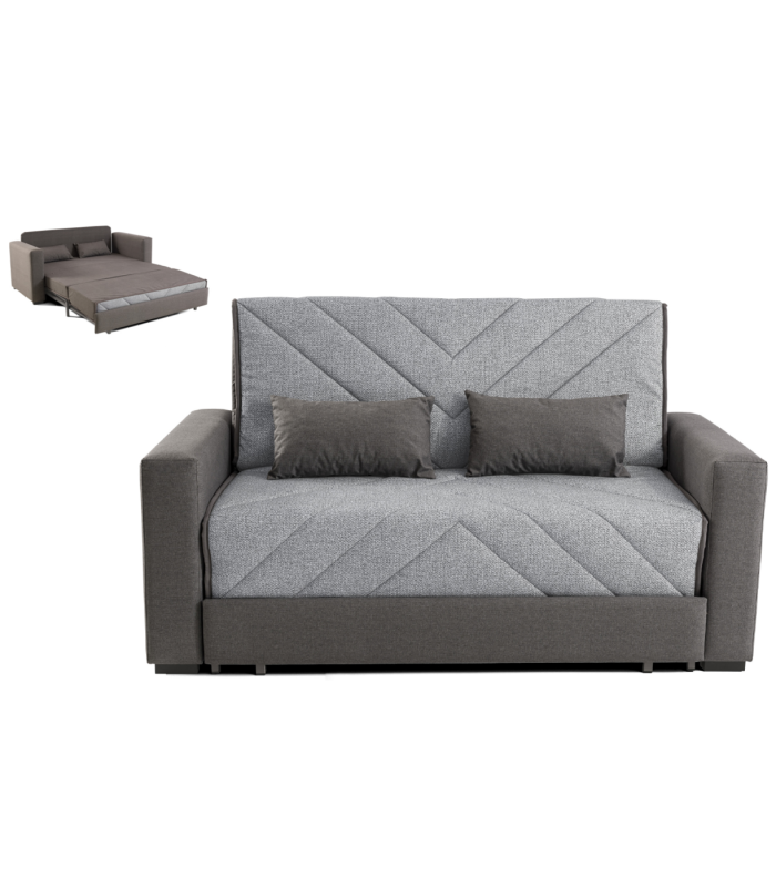 IMPT-HOME-DESIGN Sofas cama Sofá cama Niguelas en tela gris