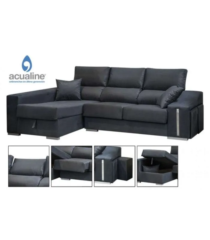 IMPT-HOME-DESIGN Chaiselongues Chaiselongue Malaha en tela