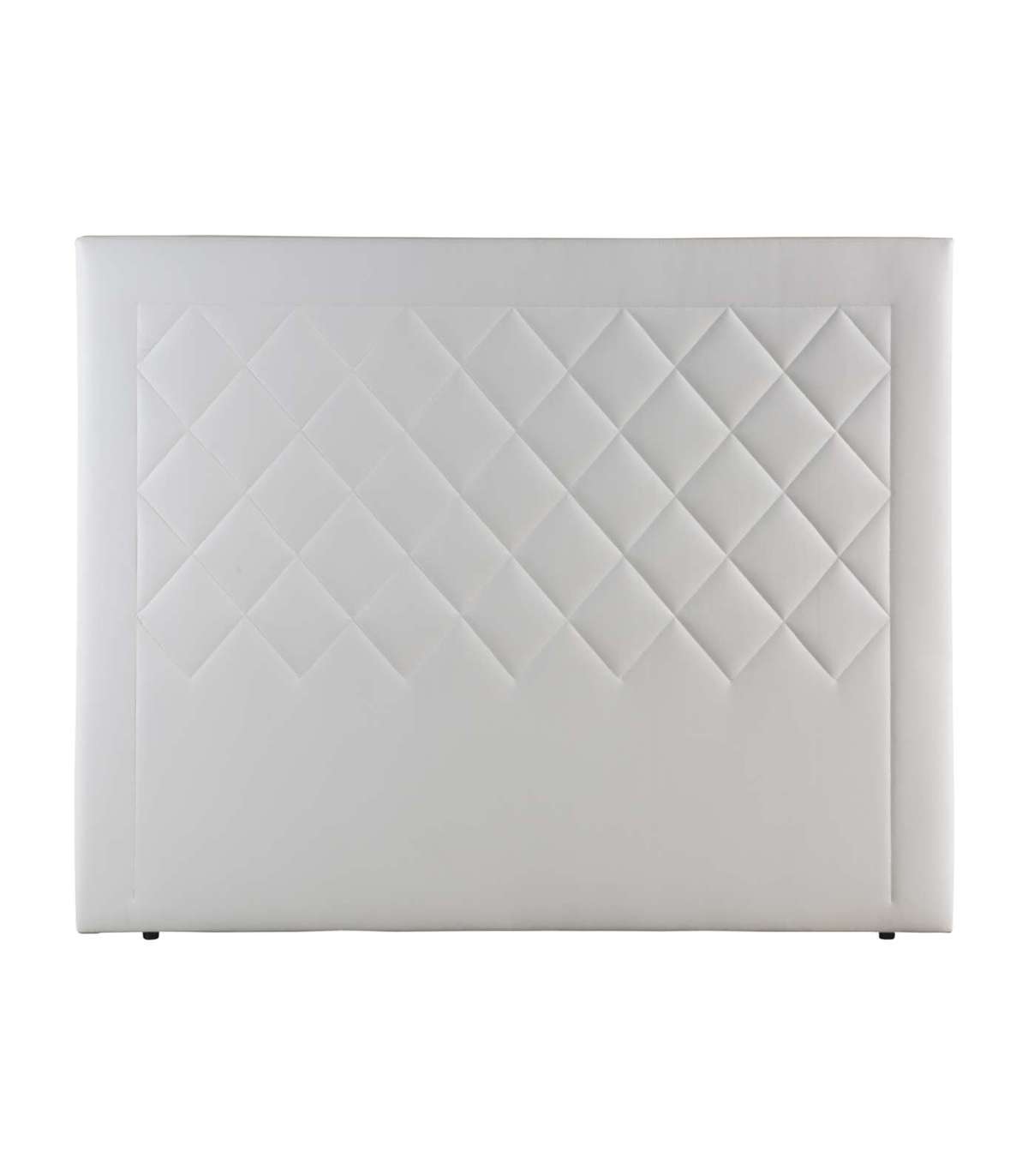 Cabecero Tapizado DOMUS para Cama 160 Polipiel Blanco ( 160 x 50 x 7 cm)
