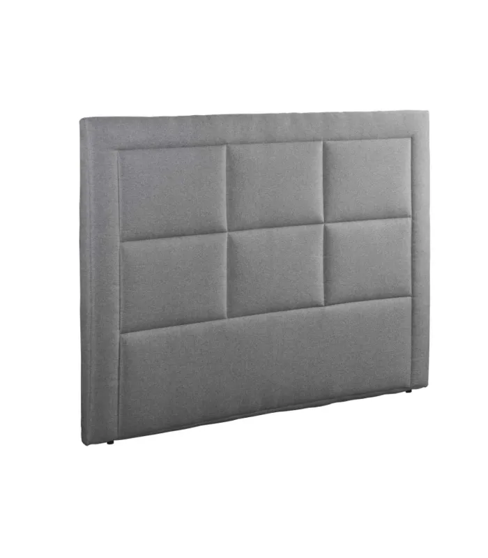 Cabecero Napoles tapizado en gris antimanchas