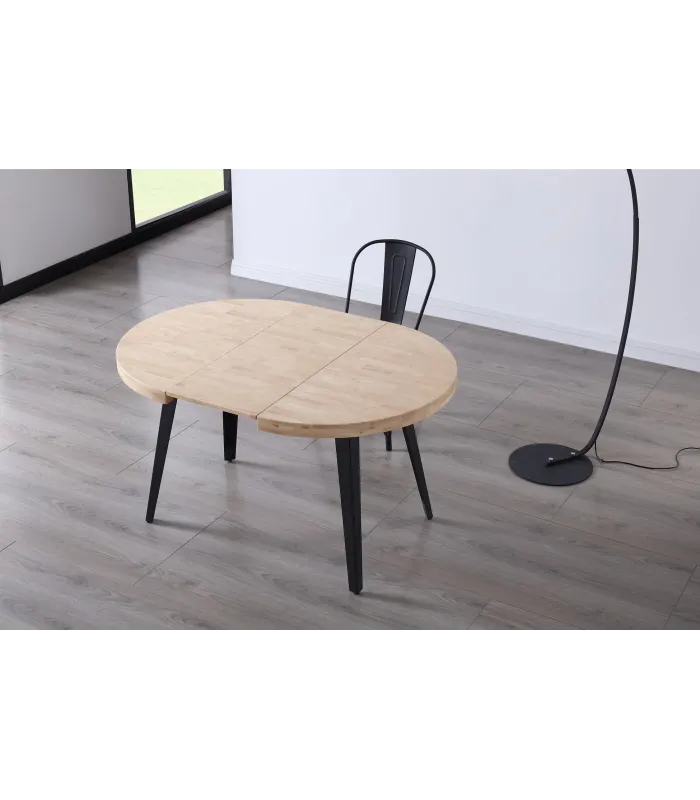 Mesa redonda extensible Berg roble nordish 76 cm