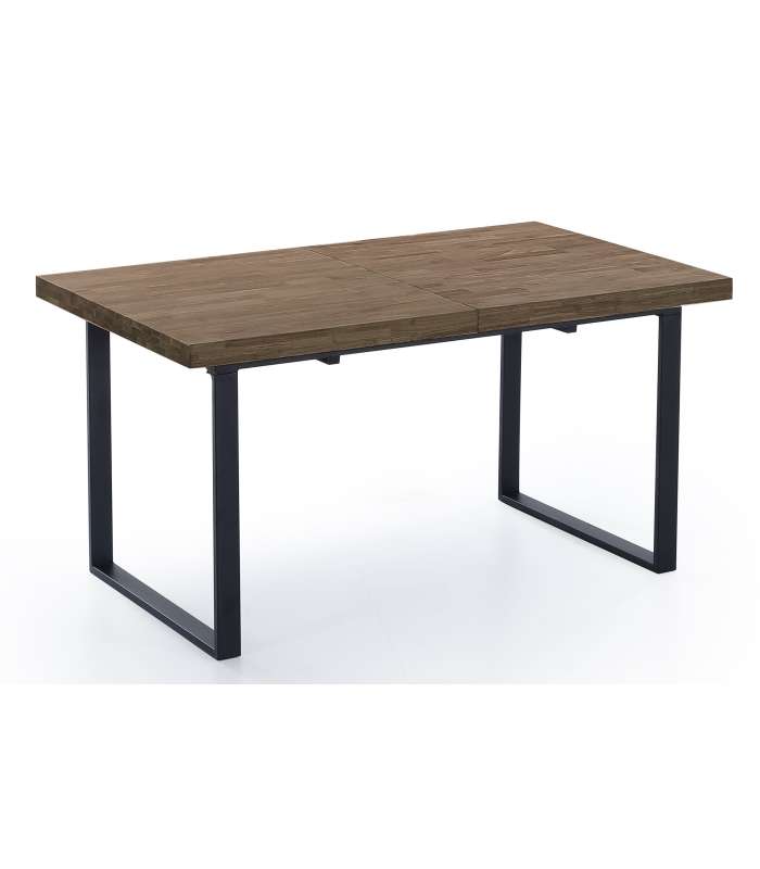 Mesa extensible Natural de estilo urbano.