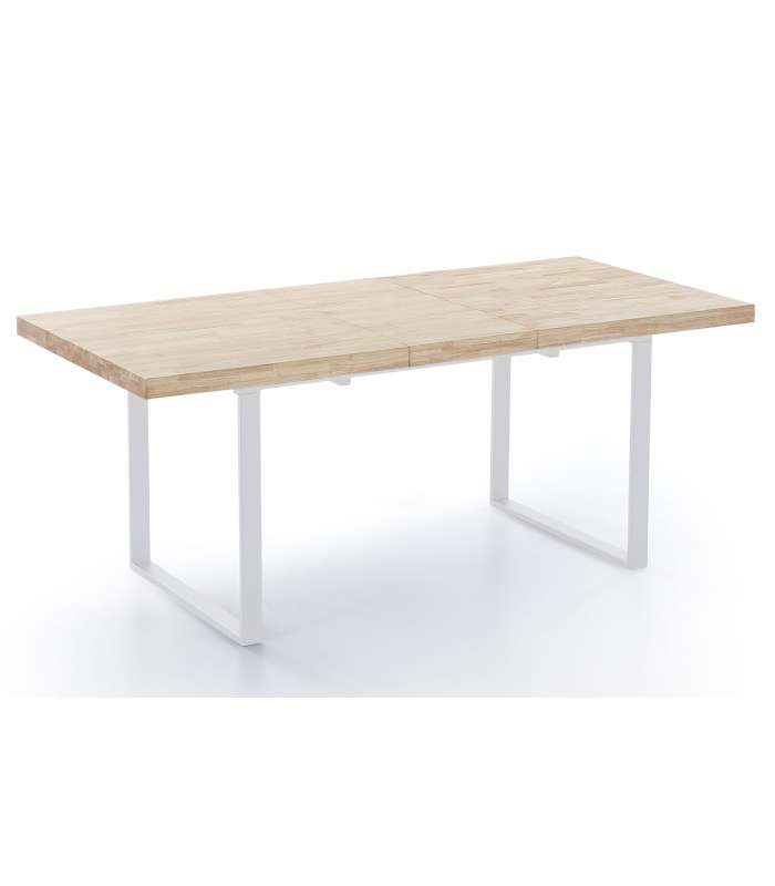 Mesa extensible Natural de estilo urbano.