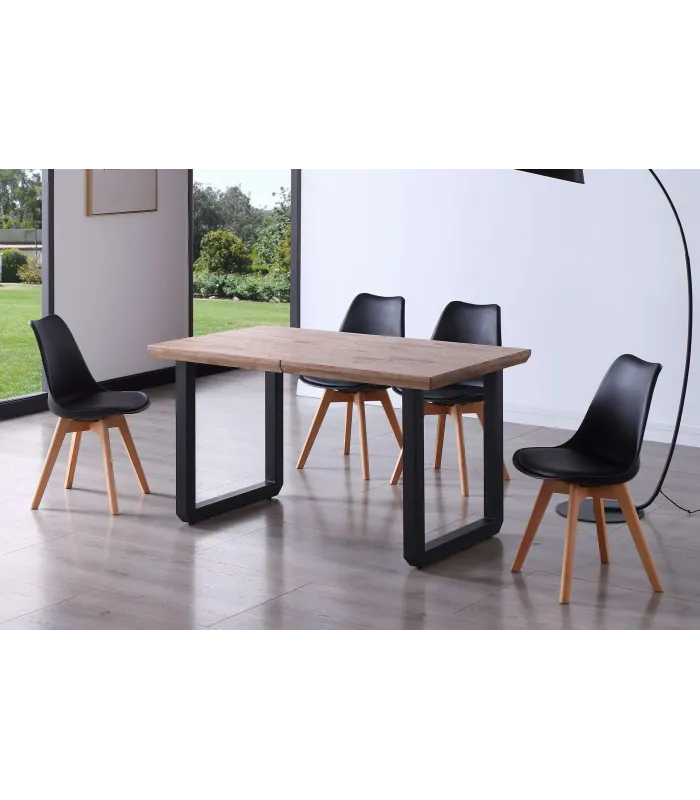 copy of Mesa extensible Natural de estilo urbano.