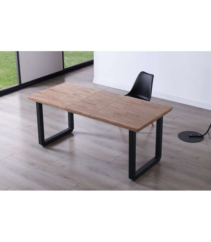 copy of Mesa extensible Natural de estilo urbano.