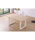 Mesa de comedor fija Roma Roble nordish/blanco 77 cm(alto)150