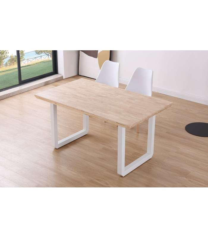 copy of Fixed lounge table Loft in wild oak white or black