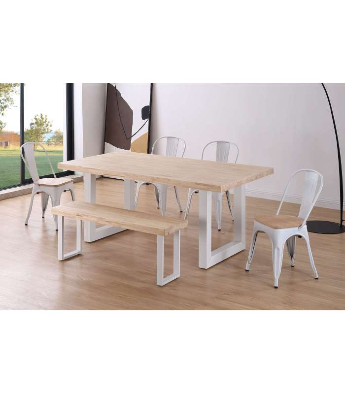 copy of Fixed lounge table Loft in wild oak white or black