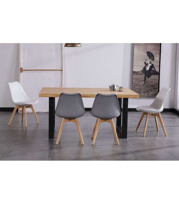 copy of Fixed lounge table Loft in wild oak white or black