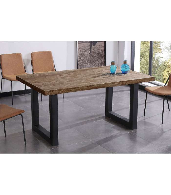 ADEC Mesas de cocina fijas Mesa de comedor fija Loft Roble