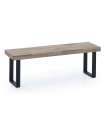 Industrial Loft Bench plusieurs couleurs au choix 34 cm(hauteur)120 cm(largeur)47 cm(profondeur)