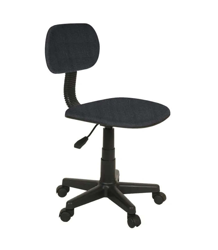 Silla de escritorio giratoria Lucky en gris marengo